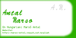 antal marso business card